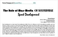 مقاله ترجمه شده با عنوان نقش رسانه‌ های گروهی در توسعه ورزش
